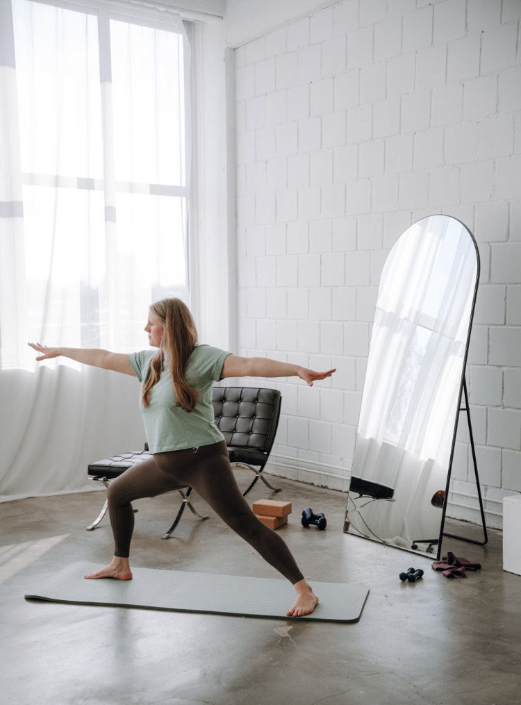 Übung aus dem Online-Rückbildungskurs