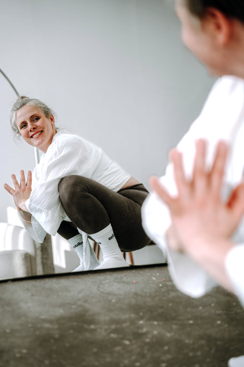 Foto aus dem Online-Rückbildungskurs, Übung